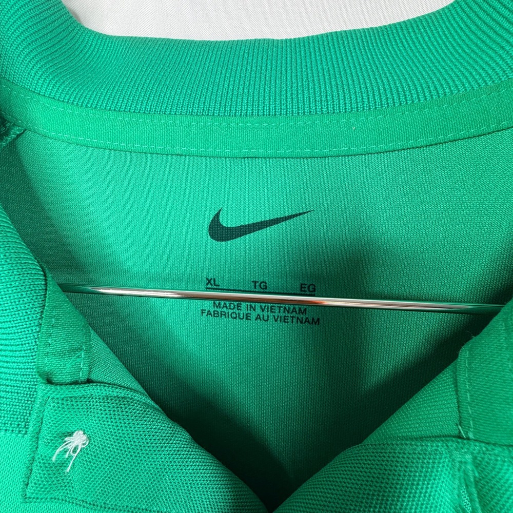 Nike Oregon Ducks Mens XL Green Short Sleeve Polo Shirt Toyota Logo NCAA Golf - Picture 3 of 11